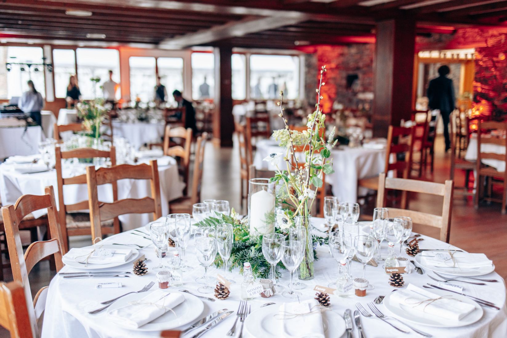 Salle de réception du chalet